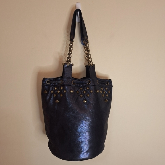 Disney Nightmare Before Christmas dark blue metalic bucket bag - Picture 7 of 11